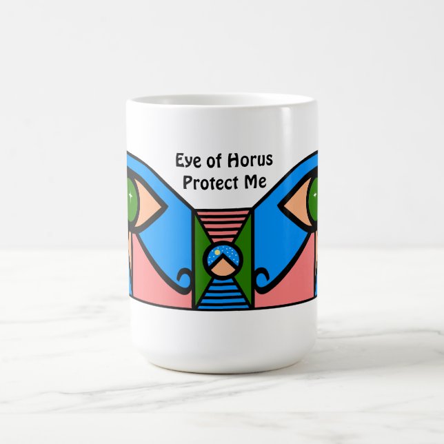 Taza De Café "Ojo de Horus me protege" (Centro)