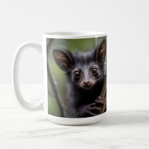 Taza De Café "Ojo de ojos anchos en un árbol"