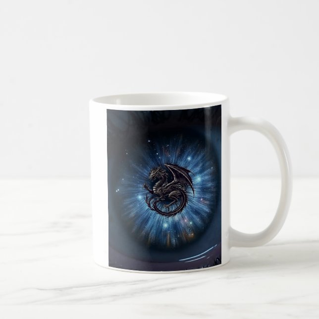 Taza De Café Ojo de Wyvern Místico (Derecha)