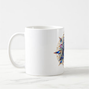 Taza de café Ojo de Zafiro de Medianoche