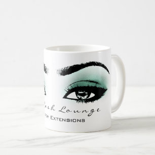 Taza De Café Ojo esmeralda del estudio de la extensión de la