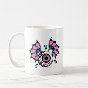 Taza De Café Ojo gótico con alas