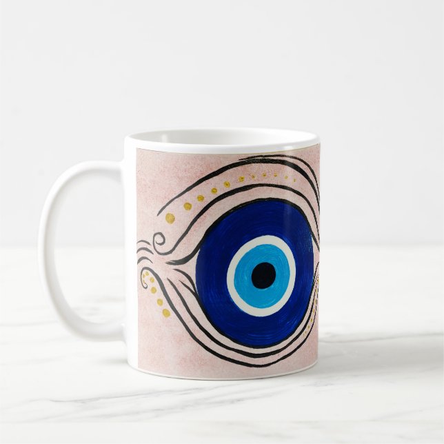 Taza De Café Ojo malvado, Nazar (Izquierda)