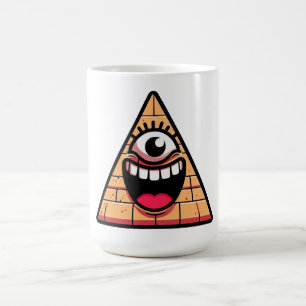 Taza De Café Ojo pirámide de terracota