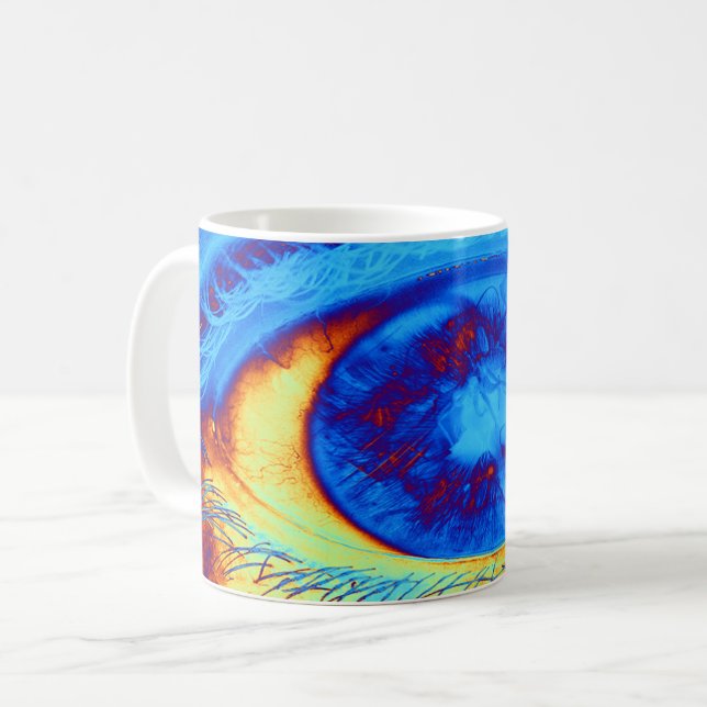 Taza De Café Ojo psicodélico (Anverso izquierdo)