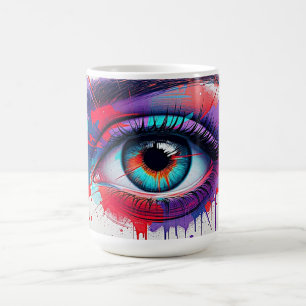 Taza De Café Ojo Surrealista Intenso