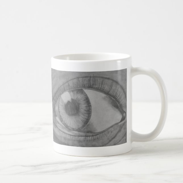 Taza De Café Ojo Verte Café Mug (Derecha)