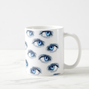 Taza De Café ojos azules