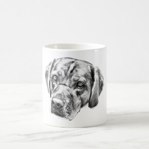 Taza De Café Ojos cálidos en el brillo de la cosecha