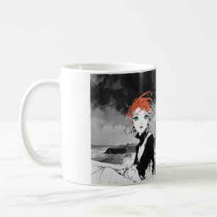 Taza De Café Ojos como una tormenta que se avecina