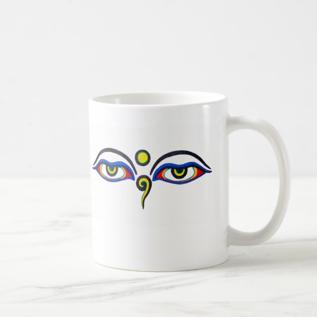 Taza De Café Ojos de Buda (Derecha)