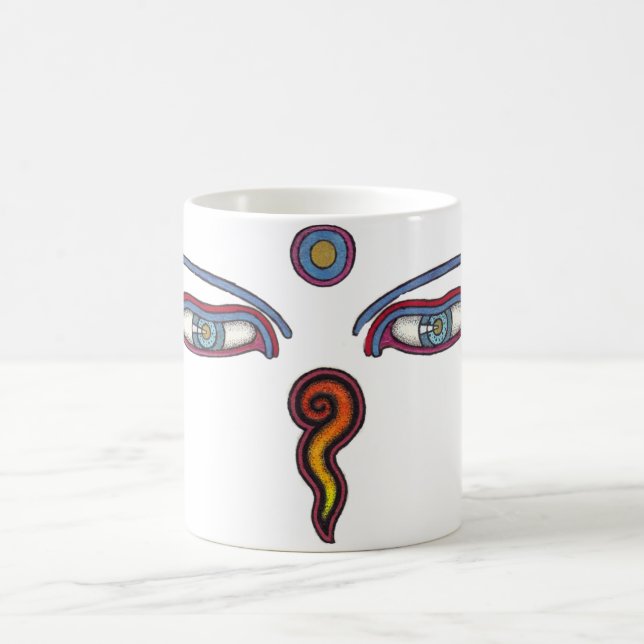 Taza De Café Ojos de Buda (Centro)