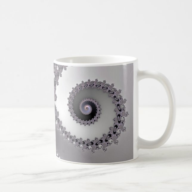 Taza De Café Ojos de búho - Fractal Mug (Derecha)