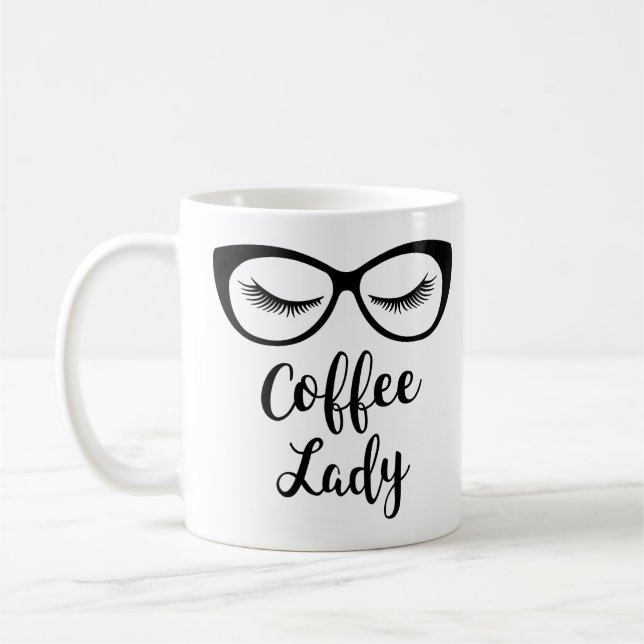 Taza De Café Ojos de damas (Izquierda)