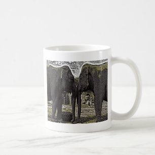 Taza De Café Ojos elefantes