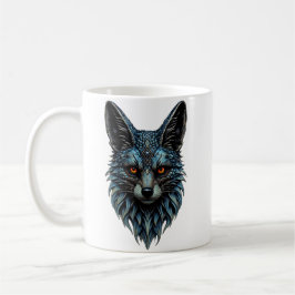 Taza De Café Ojos naranjas, piel fresca: El zorro deslumbrante.