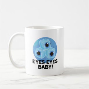 Taza De Café Ojos Ojos Bebé Funny Ice Eyeballs Pun