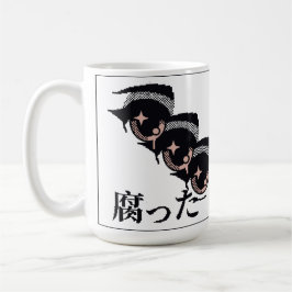 Taza De Café ojos pixelados