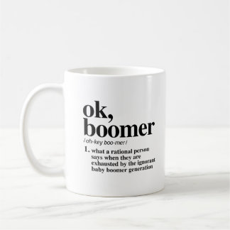 Taza De Café Ok, definición de Boomer
