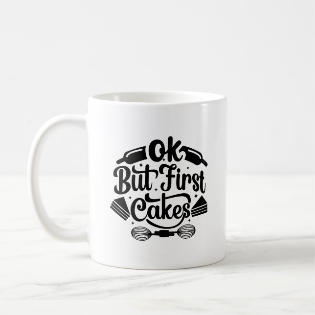 Taza De Café Ok, primero tipografía (Izquierda)