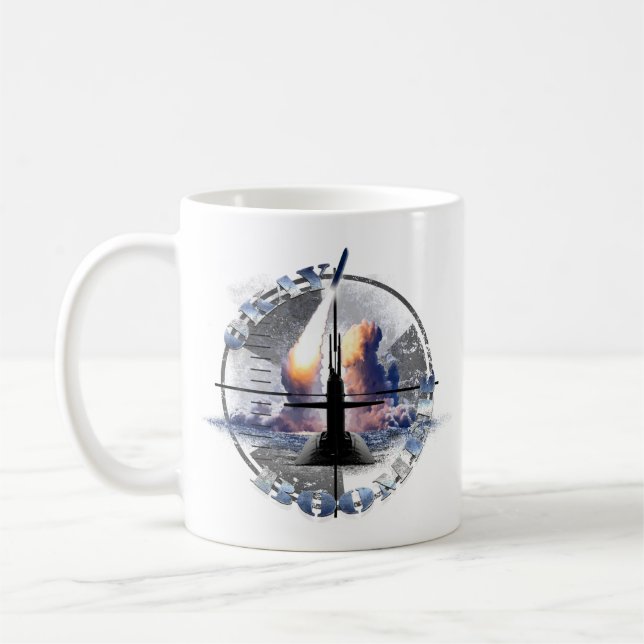 Taza De Café OKAY BOOMER Fuerza Nuclear de la Marina de Estados (Izquierda)
