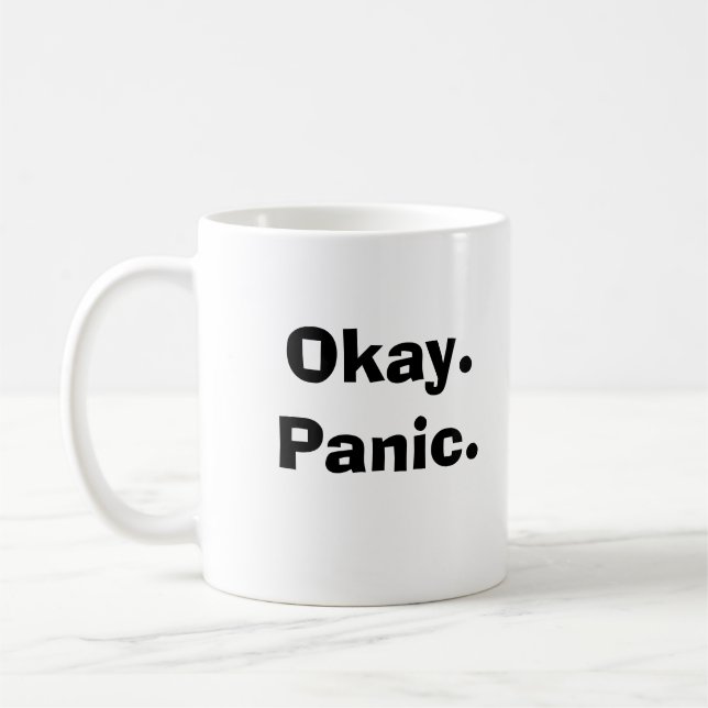 Taza De Café Okay.Panic. (Izquierda)