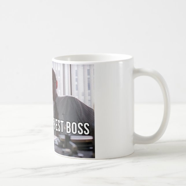 Taza De Café Okayest Boss del mundo (Derecha)