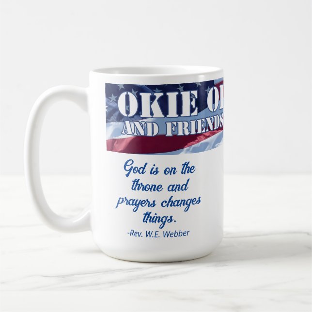 Taza De Café Okie Oilman Coffee Mug (Izquierda)