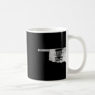 Taza De Café Oklahoma Disc Golf Estado Con Canasta Gráfica Dist