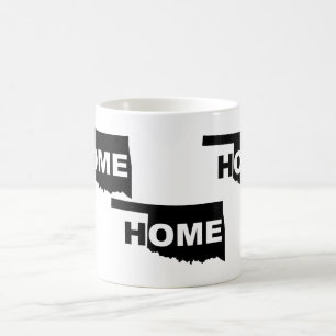 Taza De Café Oklahoma Hogar lejos de la bruma estatal o de la b