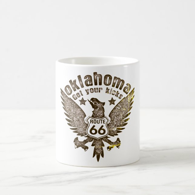 Taza De Café Oklahoma Obtén tus Kicks Route 66 Vendredi Filtrad (Centro)