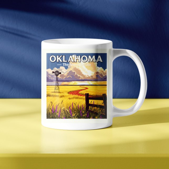 Taza De Café Oklahoma vintage (Subido por el creador)