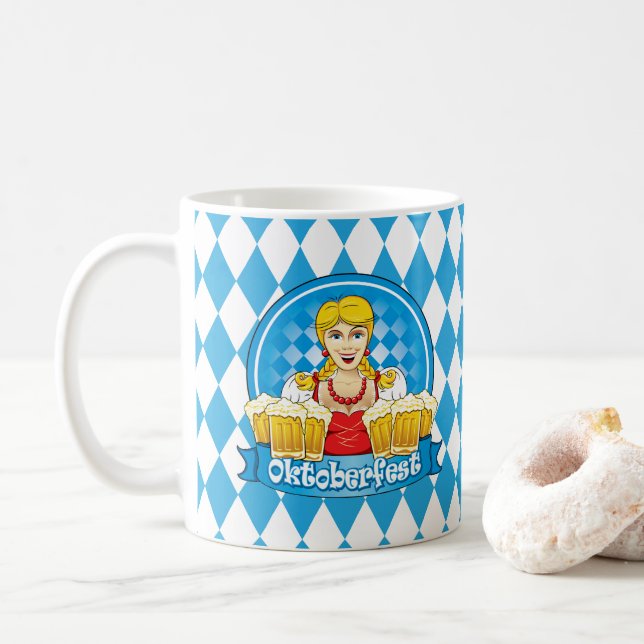Taza De Café Oktoberfest (Con donut)