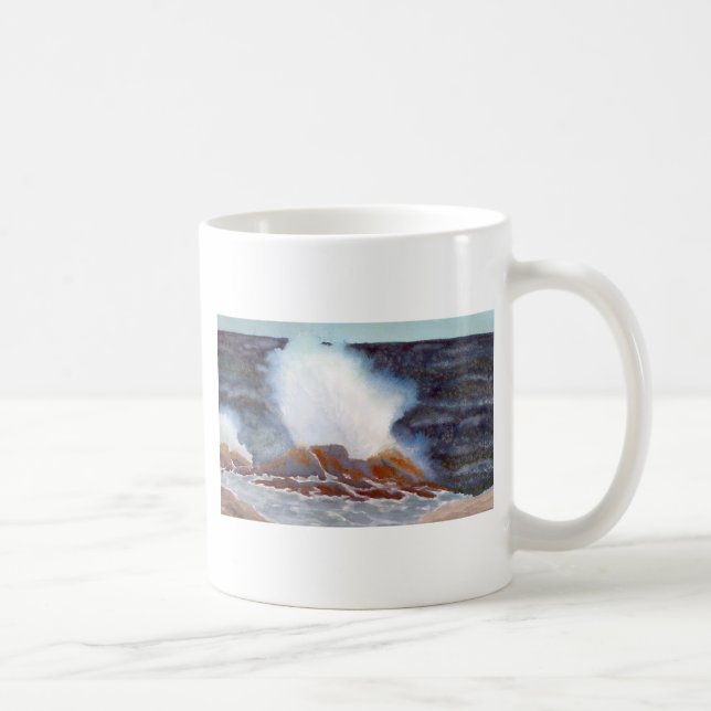 Taza De Café Ola oceánica (Derecha)