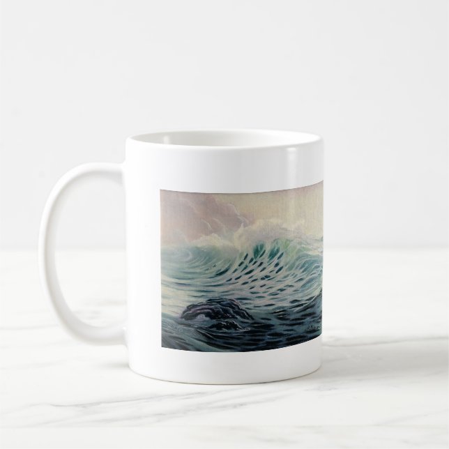 Taza De Café Ola suave aprecia la belleza de la naturaleza (Izquierda)