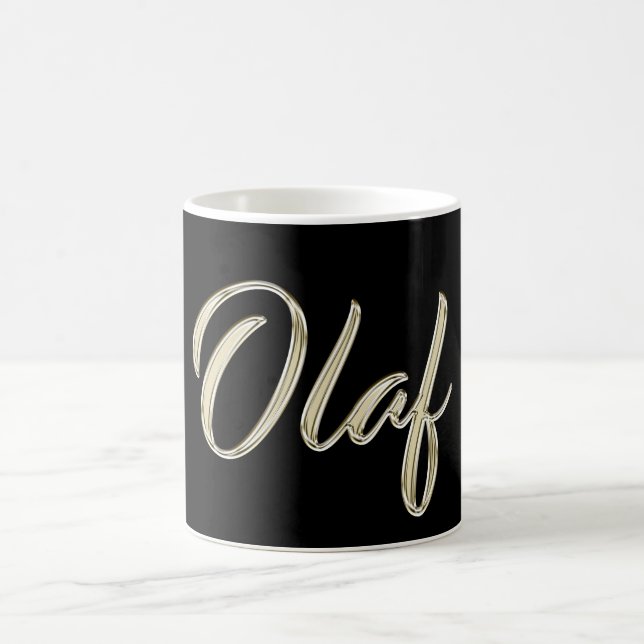 Taza De Café Olaf Name whitegold Tasse Teetasse Kaffeetasse (Centro)