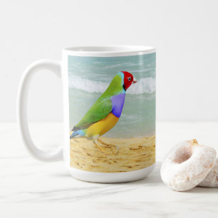 Taza De Café olas, cielo y surf en la playa de boa vista