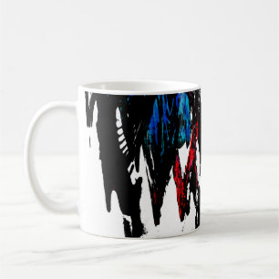 Taza De Café Olas de colores
