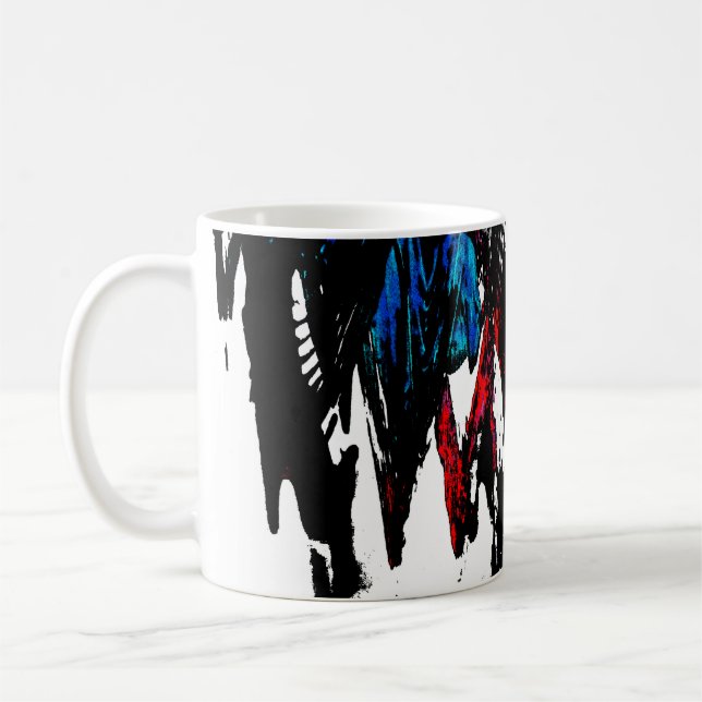 Taza De Café Olas de colores (Izquierda)