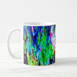 Taza De Café Olas de colores