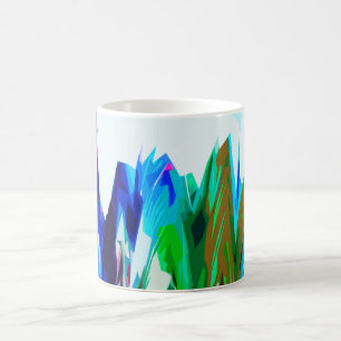 Taza De Café Olas de colores