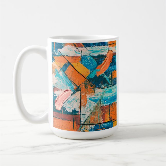 Taza De Café Olas de contraste (Izquierda)