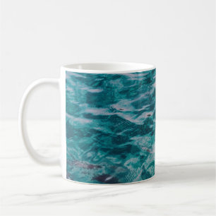 Taza De Café Olas del Océano Esmeralda