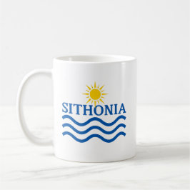 Taza De Café Olas Grecia-Sol de SITHONIA