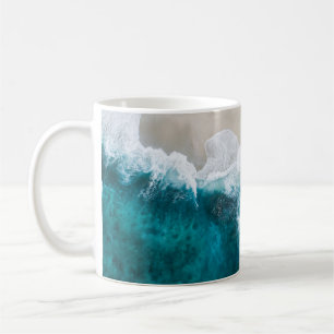 Taza De Café Olas marinas - costa de Maldivas