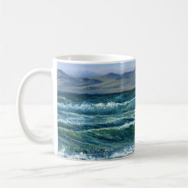 Taza De Café "Olas tumultuosas"