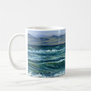 Taza De Café "Olas tumultuosas"