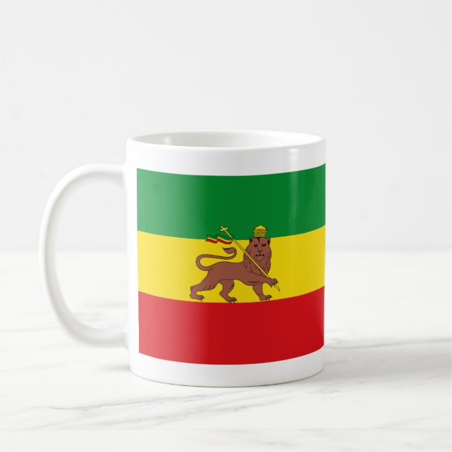 Taza De Café Old Ehtiopian flag (Izquierda)