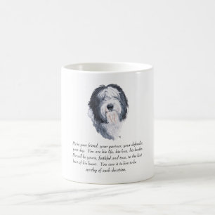 Taza De Café Old English Sheepdog Recuerdo - Macho