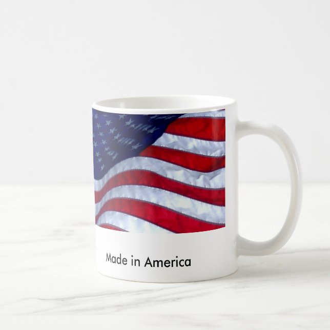 Taza De Café Old_Glory_Mug hizo en América (Derecha)